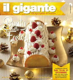 Volantino Il volantino natalizio di Il Gigante dal 19/12/2019