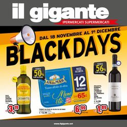 Volantino Il Gigante - BLACK FRIDAY 2021 dal 18/11/2021