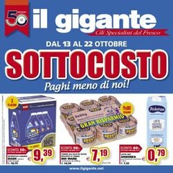 Volantino Il Gigante dal 13/10/2022
