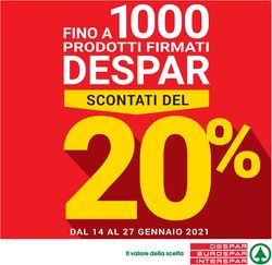 Volantino Interspar dal 14/01/2021
