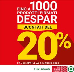 Volantino Interspar dal 22/04/2021