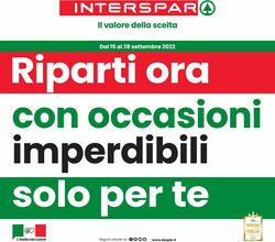 Volantino Interspar dal 15/09/2022