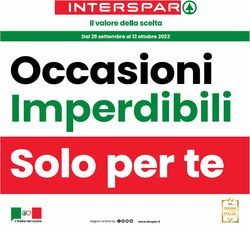 Volantino Interspar dal 29/09/2022