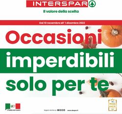 Volantino Interspar dal 10/11/2022