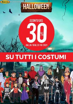 Volantino Maury's - Halloween 2021 dal 24/10/2021