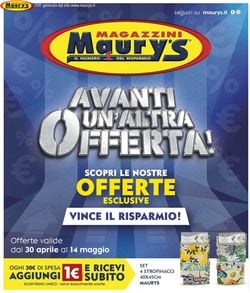 Maury's Volantino dal 30/04/2022