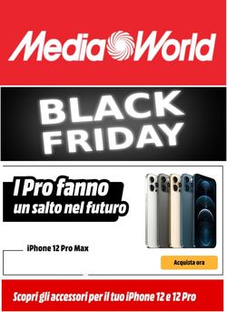 Volantino Media World - Black Friday 2020 dal 19/11/2020