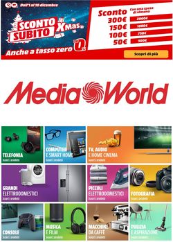 Volantino Media World - Natale 2020 dal 07/12/2020