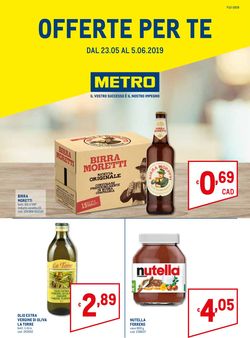 Volantino Metro dal 23/05/2019