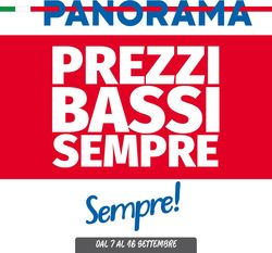 Volantino Pam Panorama dal 07/09/2020