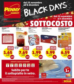 Volantino Penny Market - BLACK DAYS 2021 dal 25/11/2021