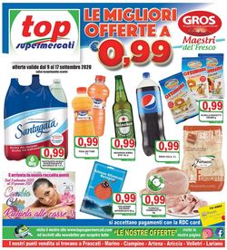 Volantino Top Supermercati dal 09/09/2020