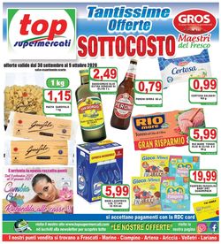 Volantino Top Supermercati dal 30/09/2020