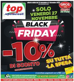 Volantino Top Supermercati - Black Friday 2020 dal 25/11/2020