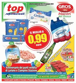 Volantino Top Supermercati dal 18/06/2021