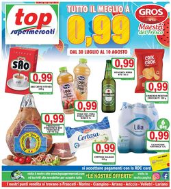 Volantino Top Supermercati dal 30/07/2021