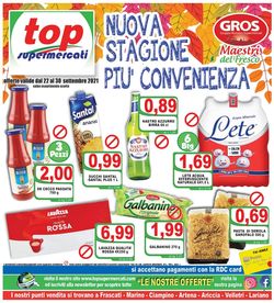 Volantino Top Supermercati dal 22/09/2021