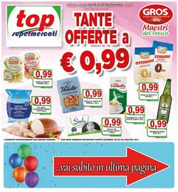 Volantino Top Supermercati dal 09/09/2022