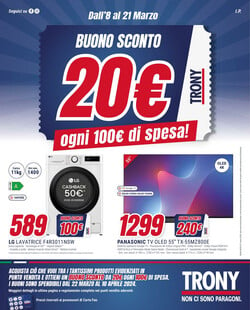 Volantino Trony - Roma dal 08/03/2024
