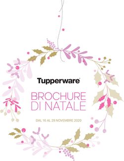 Volantino Tupperware dal 16/11/2020