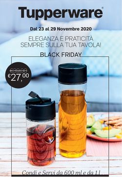 Volantino Tupperware - Black Friday 2020 dal 23/11/2020