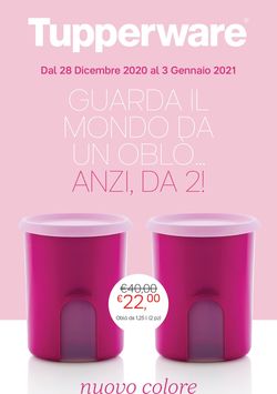 Volantino Tupperware -  Capodanno  2021 dal 28/12/2020