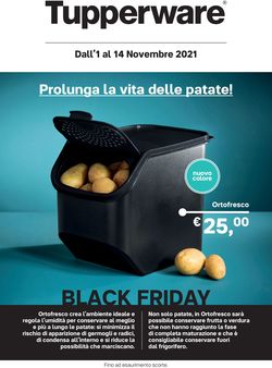 Volantino Tupperware - Black Friday 2021 dal 01/11/2021