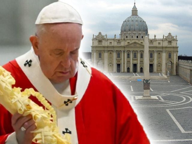 La domenica delle Palme e la Santa Messa del Papa durante il Coronavirus