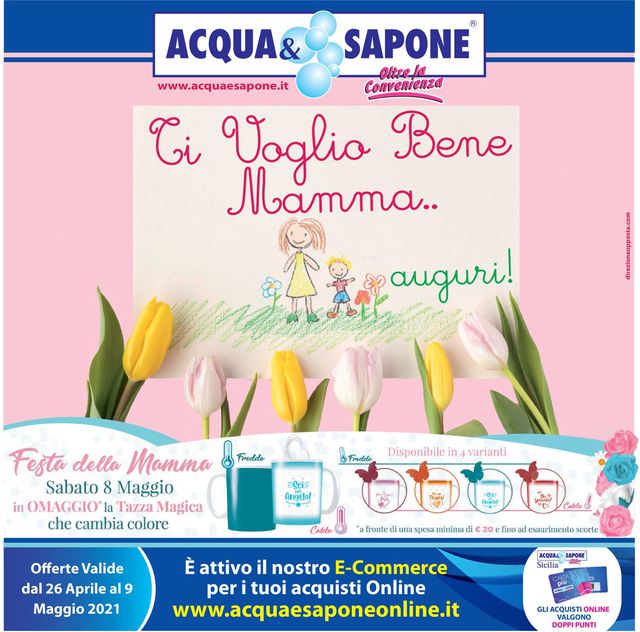 Acqua & Sapone Volantino dal 26/04/2021
