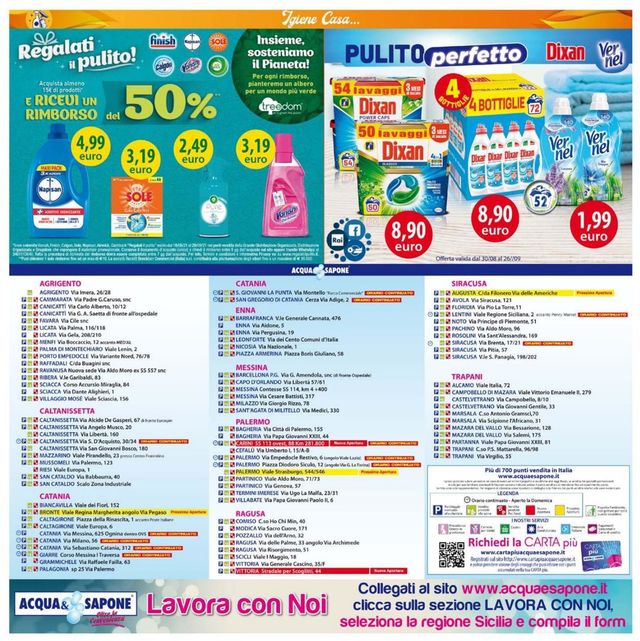 Acqua & Sapone Volantino dal 30/08/2021