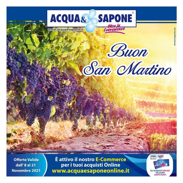 Acqua & Sapone Volantino dal 07/11/2021