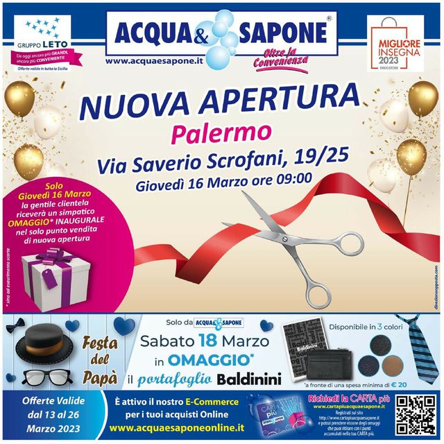 Acqua & Sapone Volantino dal 16/03/2023