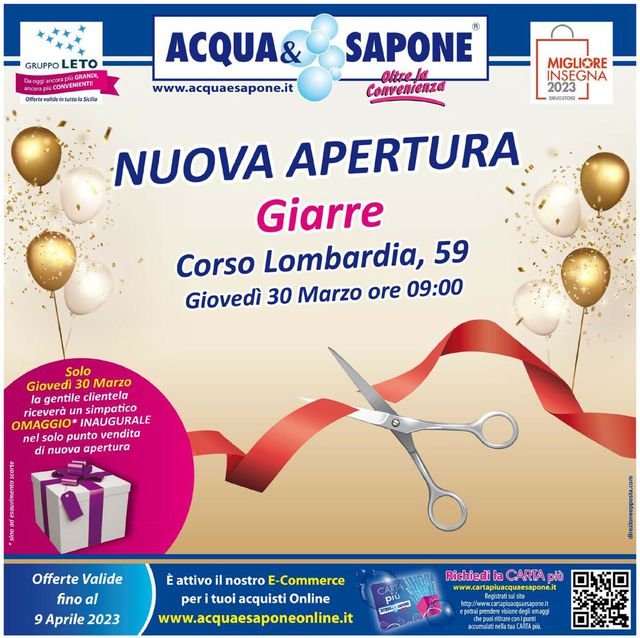 Acqua & Sapone Volantino dal 30/03/2023