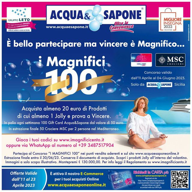 Acqua & Sapone Volantino dal 11/04/2023
