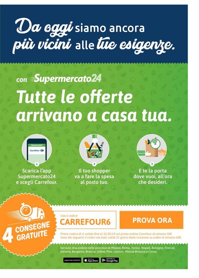 Carrefour Volantino dal 29/05/2019