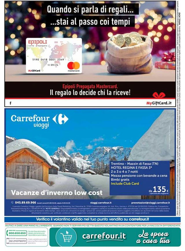 Carrefour Volantino dal 30/11/2019