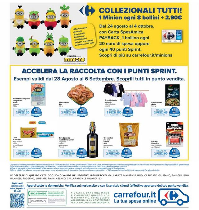 Carrefour Volantino dal 28/08/2020