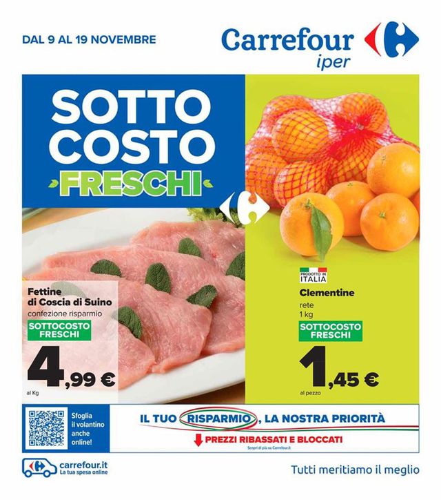 Carrefour Volantino dal 09/11/2020