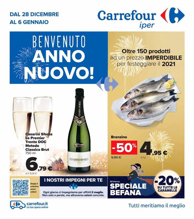 Carrefour Volantino dal 28/12/2020