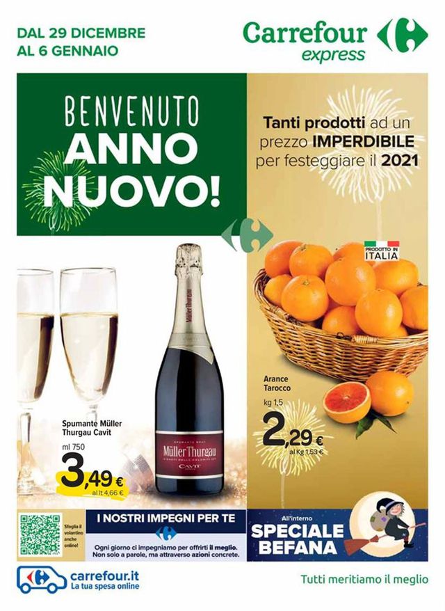 Carrefour Volantino dal 29/12/2020