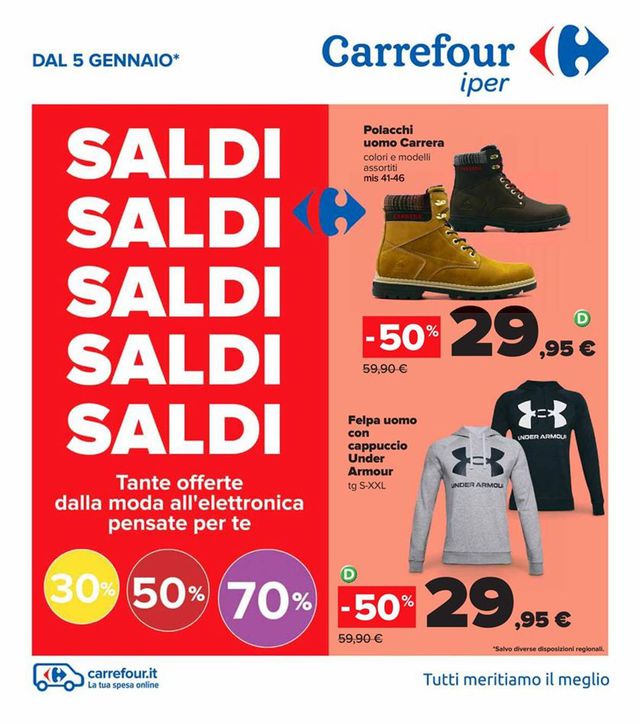 Carrefour Volantino dal 05/01/2021