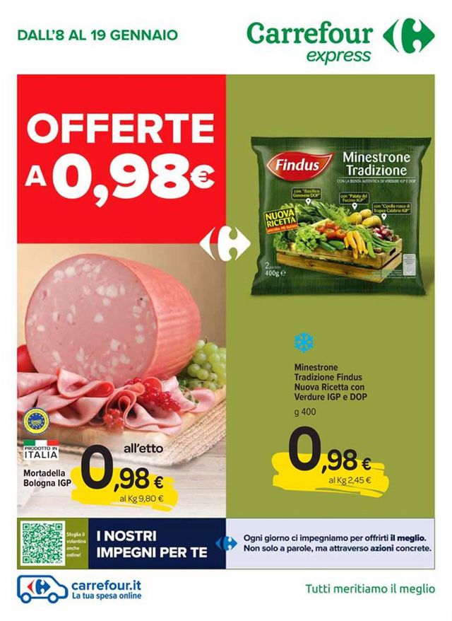 Carrefour Volantino dal 08/01/2021