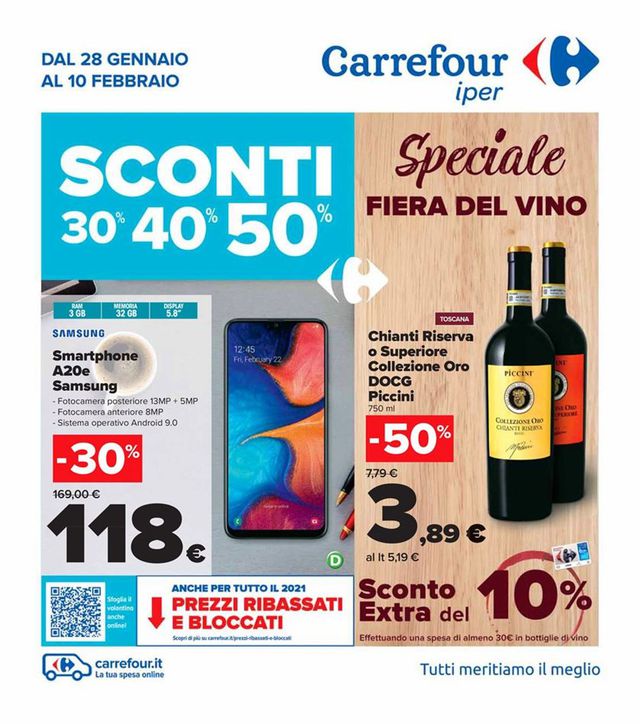 Carrefour Volantino dal 28/01/2021