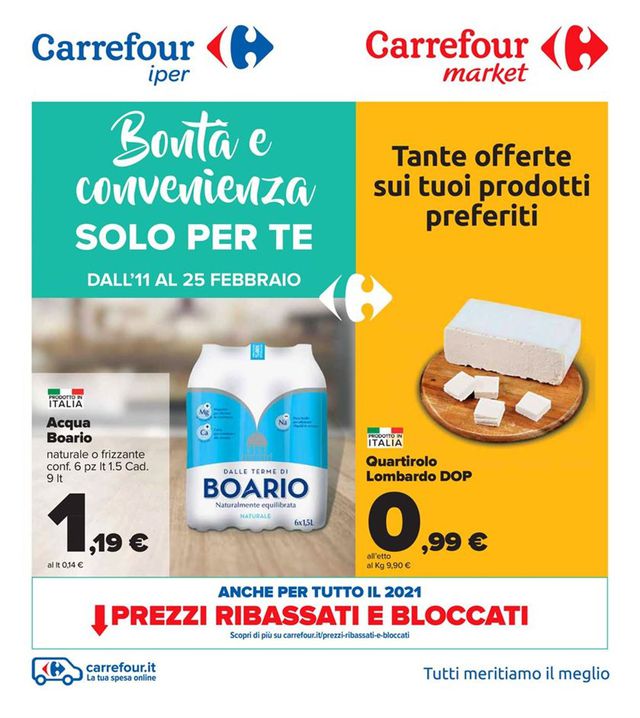 Carrefour Volantino dal 11/02/2021