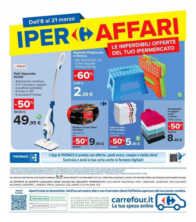 Carrefour Volantino dal 08/03/2021