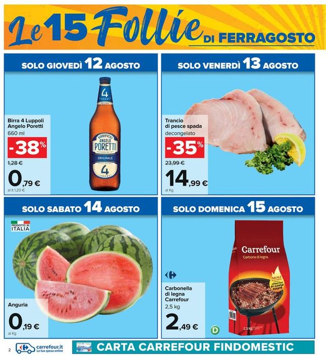 Carrefour Volantino dal 12/08/2021