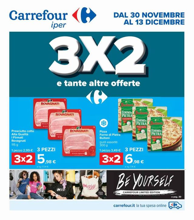 Carrefour Volantino dal 30/11/2021