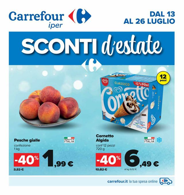 Carrefour Volantino dal 13/07/2023