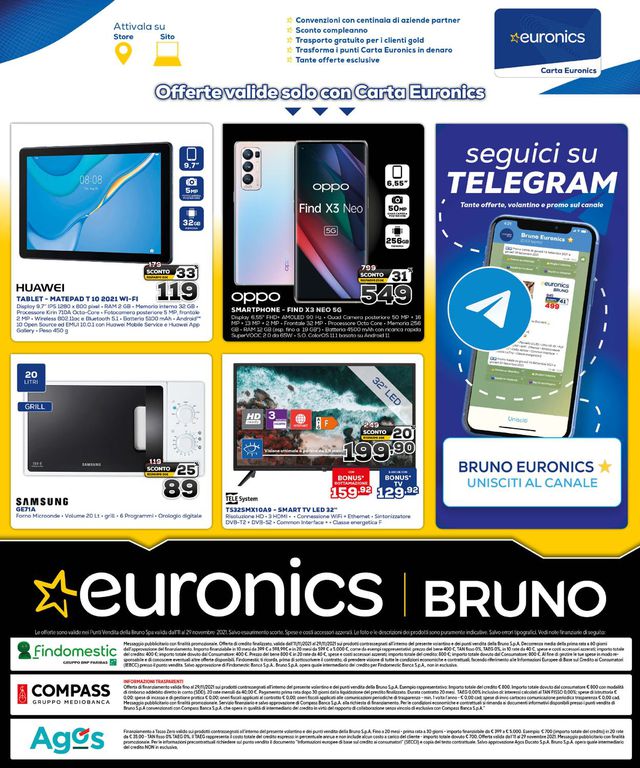 Euronics Volantino dal 11/11/2021