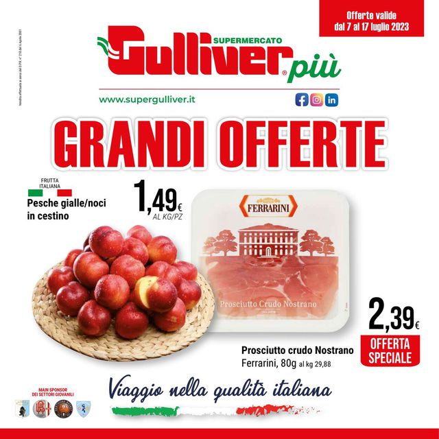 Gulliver Volantino dal 07/07/2023